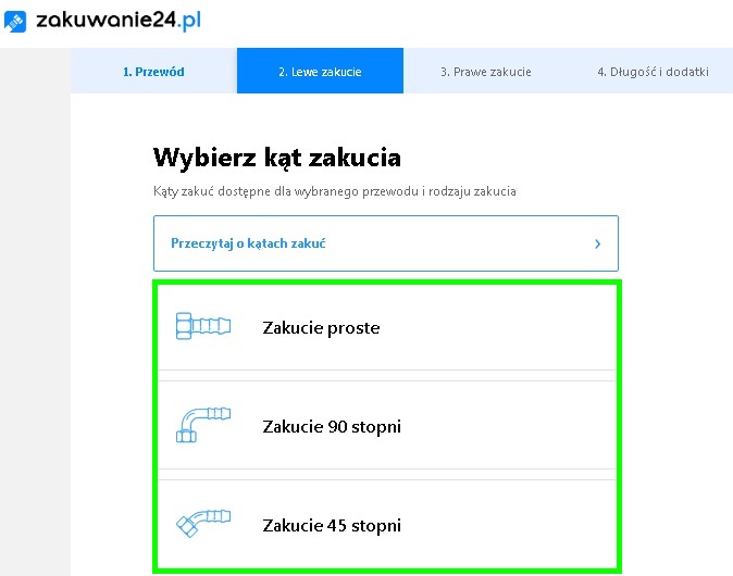 Jak wybrać rodzaj i kąt zakończenia?